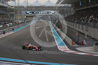 World © Octane Photographic Ltd. Scuderia Ferrari SF16-H – Sebastian Vettel. Friday 25th November 2016, F1 Abu Dhabi GP - Practice 2, Yas Marina circuit, Abu Dhabi. Digital Ref :