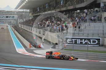 World © Octane Photographic Ltd. Red Bull Racing RB12 – Max Verstappen. Friday 25th November 2016, F1 Abu Dhabi GP - Practice 2, Yas Marina circuit, Abu Dhabi. Digital Ref :