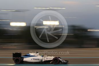 World © Octane Photographic Ltd. Williams Martini Racing, Williams Mercedes FW38 – Felipe Massa. Friday 25th November 2016, F1 Abu Dhabi GP - Practice 2, Yas Marina circuit, Abu Dhabi. Digital Ref :