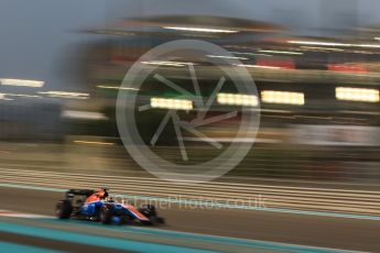 World © Octane Photographic Ltd. Manor Racing MRT05 - Pascal Wehrlein. Friday 25th November 2016, F1 Abu Dhabi GP - Practice 2, Yas Marina circuit, Abu Dhabi. Digital Ref :