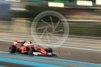 World © Octane Photographic Ltd. Scuderia Ferrari SF16-H – Kimi Raikkonen. Friday 25th November 2016, F1 Abu Dhabi GP - Practice 2, Yas Marina circuit, Abu Dhabi. Digital Ref :
