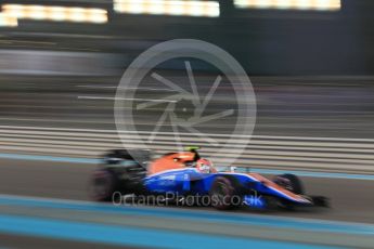 World © Octane Photographic Ltd. Manor Racing MRT05 – Esteban Ocon. Friday 25th November 2016, F1 Abu Dhabi GP - Practice 2, Yas Marina circuit, Abu Dhabi. Digital Ref :