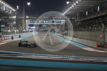 World © Octane Photographic Ltd. Mercedes AMG Petronas W07 Hybrid – Nico Rosberg. Friday 25th November 2016, F1 Abu Dhabi GP - Practice 2. Yas Marina circuit, Abu Dhabi. Digital Ref :