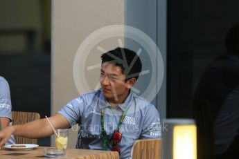 World © Octane Photographic Ltd. Manor Racing MRT05 Reserve Driver – Rio Haryanto. Friday 25th November 2016, F1 Abu Dhabi GP - Practice 2, Yas Marina circuit, Abu Dhabi. Digital Ref :