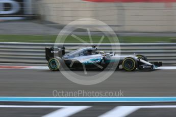 World © Octane Photographic Ltd. Mercedes AMG Petronas W07 Hybrid – Lewis Hamilton. Friday 25th November 2016, F1 Abu Dhabi GP - Practice 2. Yas Marina circuit, Abu Dhabi. Digital Ref :