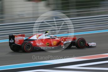World © Octane Photographic Ltd. Scuderia Ferrari SF16-H – Kimi Raikkonen. Friday 25th November 2016, F1 Abu Dhabi GP - Practice 2, Yas Marina circuit, Abu Dhabi. Digital Ref :