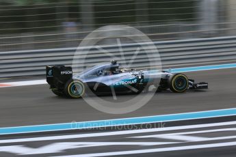 World © Octane Photographic Ltd. Mercedes AMG Petronas W07 Hybrid – Lewis Hamilton. Friday 25th November 2016, F1 Abu Dhabi GP - Practice 2. Yas Marina circuit, Abu Dhabi. Digital Ref :