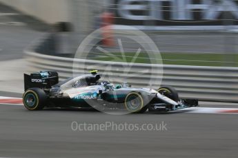 World © Octane Photographic Ltd. Mercedes AMG Petronas W07 Hybrid – Nico Rosberg. Friday 25th November 2016, F1 Abu Dhabi GP - Practice 2. Yas Marina circuit, Abu Dhabi. Digital Ref :