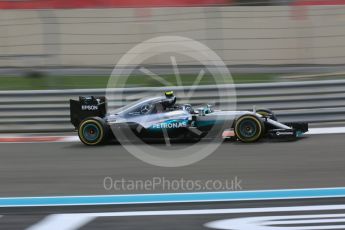 World © Octane Photographic Ltd. Mercedes AMG Petronas W07 Hybrid – Nico Rosberg. Friday 25th November 2016, F1 Abu Dhabi GP - Practice 2. Yas Marina circuit, Abu Dhabi. Digital Ref :