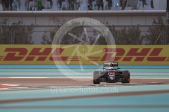 World © Octane Photographic Ltd. McLaren Honda MP4-31 – Fernando Alonso. Friday 25th November 2016, F1 Abu Dhabi GP - Practice 2, Yas Marina circuit, Abu Dhabi. Digital Ref :