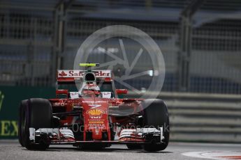 World © Octane Photographic Ltd. Scuderia Ferrari SF16-H – Kimi Raikkonen. Friday 25th November 2016, F1 Abu Dhabi GP - Practice 2, Yas Marina circuit, Abu Dhabi. Digital Ref :