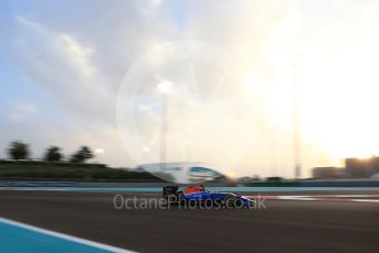 World © Octane Photographic Ltd. Manor Racing MRT05 - Pascal Wehrlein. Friday 25th November 2016, F1 Abu Dhabi GP - Practice 2, Yas Marina circuit, Abu Dhabi. Digital Ref :
