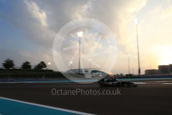 World © Octane Photographic Ltd. Sahara Force India VJM09 - Nico Hulkenberg. Friday 25th November 2016, F1 Abu Dhabi GP - Practice 2, Yas Marina circuit, Abu Dhabi. Digital Ref :
