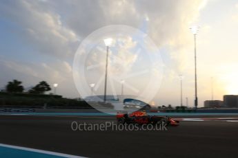 World © Octane Photographic Ltd. Red Bull Racing RB12 – Max Verstappen. Friday 25th November 2016, F1 Abu Dhabi GP - Practice 2, Yas Marina circuit, Abu Dhabi. Digital Ref :