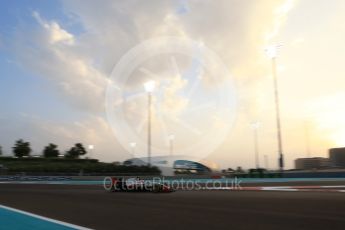 World © Octane Photographic Ltd. Haas F1 Team VF-16 – Romain Grosjean. Friday 25th November 2016, F1 Abu Dhabi GP - Practice 2, Yas Marina circuit, Abu Dhabi. Digital Ref :