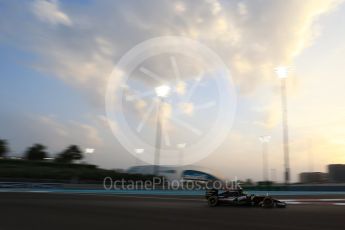 World © Octane Photographic Ltd. Sahara Force India VJM09 - Sergio Perez. Friday 25th November 2016, F1 Abu Dhabi GP - Practice 2, Yas Marina circuit, Abu Dhabi. Digital Ref :