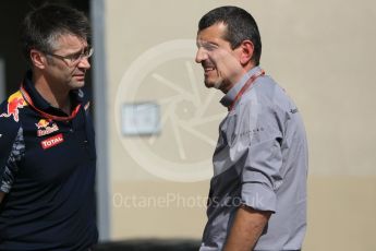 World © Octane Photographic Ltd. Haas F1 Team Technical Director - Guenther Steiner. Saturday 26th November 2016, F1 Abu Dhabi GP - Practice 3, Yas Marina circuit, Abu Dhabi. Digital Ref :