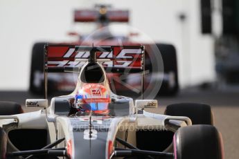 World © Octane Photographic Ltd. Haas F1 Team VF-16 – Romain Grosjean. Saturday 26th November 2016, F1 Abu Dhabi GP - Practice 3, Yas Marina circuit, Abu Dhabi. Digital Ref :