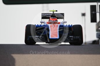 World © Octane Photographic Ltd. Manor Racing MRT05 – Esteban Ocon. Saturday 26th November 2016, F1 Abu Dhabi GP - Practice 3, Yas Marina circuit, Abu Dhabi. Digital Ref :