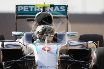 World © Octane Photographic Ltd. Mercedes AMG Petronas W07 Hybrid – Nico Rosberg. Saturday 26th November 2016, F1 Abu Dhabi GP - Practice 3. Yas Marina circuit, Abu Dhabi. Digital Ref :