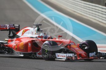 World © Octane Photographic Ltd. Scuderia Ferrari SF16-H – Sebastian Vettel. Saturday 26th November 2016, F1 Abu Dhabi GP - Practice 3, Yas Marina circuit, Abu Dhabi. Digital Ref :