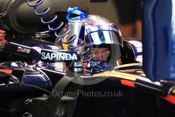 World © Octane Photographic Ltd. Scuderia Toro Rosso STR11 – Daniil Kvyat. Saturday 26th November 2016, F1 Abu Dhabi GP - Practice 3, Yas Marina circuit, Abu Dhabi. Digital Ref :