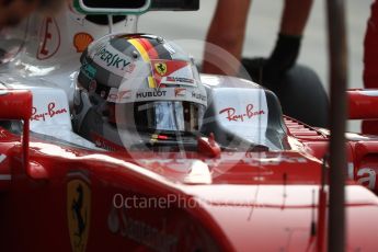 World © Octane Photographic Ltd. Scuderia Ferrari SF16-H – Sebastian Vettel. Saturday 26th November 2016, F1 Abu Dhabi GP - Practice 3, Yas Marina circuit, Abu Dhabi. Digital Ref :