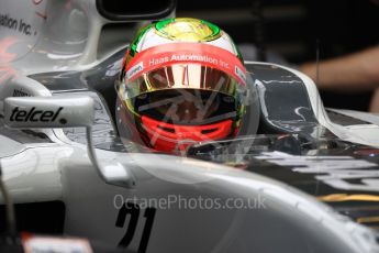 World © Octane Photographic Ltd. Haas F1 Team VF-16 - Esteban Gutierrez. Saturday 26th November 2016, F1 Abu Dhabi GP - Practice 3, Yas Marina circuit, Abu Dhabi. Digital Ref :