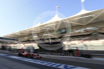 World © Octane Photographic Ltd. Scuderia Ferrari SF16-H – Kimi Raikkonen. Saturday 26th November 2016, F1 Abu Dhabi GP - Practice 3, Yas Marina circuit, Abu Dhabi. Digital Ref :