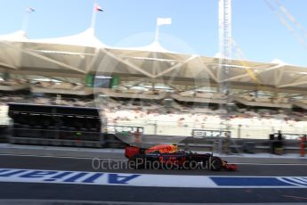 World © Octane Photographic Ltd. Red Bull Racing RB12 – Max Verstappen. Saturday 26th November 2016, F1 Abu Dhabi GP - Practice 3, Yas Marina circuit, Abu Dhabi. Digital Ref :