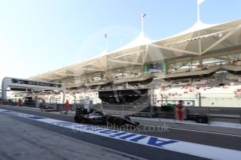 World © Octane Photographic Ltd. Sahara Force India VJM09 - Sergio Perez. Saturday 26th November 2016, F1 Abu Dhabi GP - Practice 3, Yas Marina circuit, Abu Dhabi. Digital Ref :