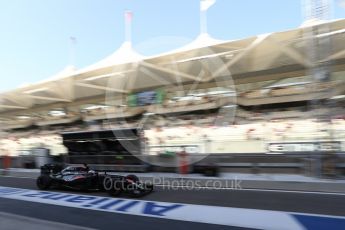 World © Octane Photographic Ltd. McLaren Honda MP4-31 – Fernando Alonso. Saturday 26th November 2016, F1 Abu Dhabi GP - Practice 3, Yas Marina circuit, Abu Dhabi. Digital Ref :