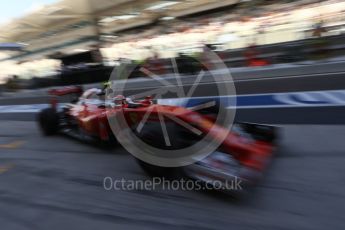 World © Octane Photographic Ltd. Scuderia Ferrari SF16-H – Kimi Raikkonen. Saturday 26th November 2016, F1 Abu Dhabi GP - Practice 3, Yas Marina circuit, Abu Dhabi. Digital Ref :