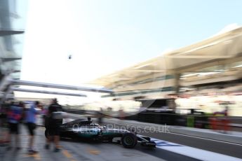 World © Octane Photographic Ltd. Mercedes AMG Petronas W07 Hybrid – Lewis Hamilton. Saturday 26th November 2016, F1 Abu Dhabi GP - Practice 3. Yas Marina circuit, Abu Dhabi. Digital Ref :