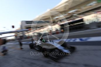 World © Octane Photographic Ltd. Sahara Force India VJM09 - Nico Hulkenberg. Saturday 26th November 2016, F1 Abu Dhabi GP - Practice 3, Yas Marina circuit, Abu Dhabi. Digital Ref :