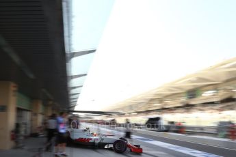 World © Octane Photographic Ltd. Haas F1 Team VF-16 - Esteban Gutierrez. Saturday 26th November 2016, F1 Abu Dhabi GP - Practice 3, Yas Marina circuit, Abu Dhabi. Digital Ref :