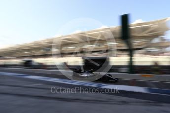 World © Octane Photographic Ltd. Sahara Force India VJM09 - Sergio Perez. Saturday 26th November 2016, F1 Abu Dhabi GP - Practice 3, Yas Marina circuit, Abu Dhabi. Digital Ref :