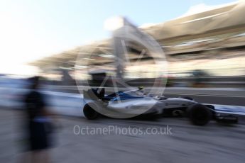 World © Octane Photographic Ltd. Williams Martini Racing, Williams Mercedes FW38 – Valtteri Bottas. Saturday 26th November 2016, F1 Abu Dhabi GP - Practice 3, Yas Marina circuit, Abu Dhabi. Digital Ref :