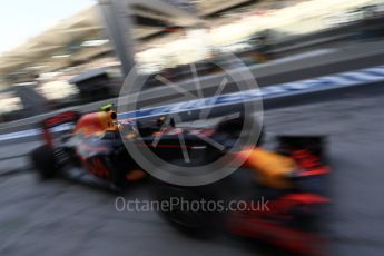 World © Octane Photographic Ltd. Red Bull Racing RB12 – Max Verstappen. Saturday 26th November 2016, F1 Abu Dhabi GP - Practice 3, Yas Marina circuit, Abu Dhabi. Digital Ref :