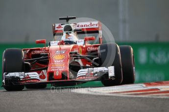 World © Octane Photographic Ltd. Scuderia Ferrari SF16-H – Sebastian Vettel. Saturday 26th November 2016, F1 Abu Dhabi GP - Qualifying, Yas Marina circuit, Abu Dhabi. Digital Ref :