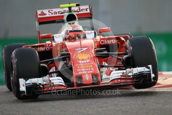 World © Octane Photographic Ltd. Scuderia Ferrari SF16-H – Kimi Raikkonen. Saturday 26th November 2016, F1 Abu Dhabi GP - Qualifying, Yas Marina circuit, Abu Dhabi. Digital Ref :