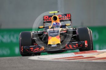 World © Octane Photographic Ltd. Red Bull Racing RB12 – Max Verstappen. Saturday 26th November 2016, F1 Abu Dhabi GP - Qualifying, Yas Marina circuit, Abu Dhabi. Digital Ref :