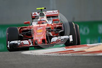 World © Octane Photographic Ltd. Scuderia Ferrari SF16-H – Kimi Raikkonen. Saturday 26th November 2016, F1 Abu Dhabi GP - Qualifying, Yas Marina circuit, Abu Dhabi. Digital Ref :