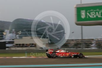 World © Octane Photographic Ltd. Scuderia Ferrari SF16-H – Kimi Raikkonen. Saturday 26th November 2016, F1 Abu Dhabi GP - Qualifying, Yas Marina circuit, Abu Dhabi. Digital Ref :