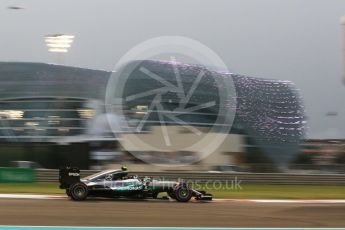 World © Octane Photographic Ltd. Mercedes AMG Petronas W07 Hybrid – Nico Rosberg. Saturday 26th November 2016, F1 Abu Dhabi GP - Qualifying. Yas Marina circuit, Abu Dhabi. Digital Ref :