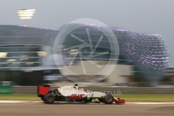 World © Octane Photographic Ltd. Haas F1 Team VF-16 – Romain Grosjean. Saturday 26th November 2016, F1 Abu Dhabi GP - Qualifying, Yas Marina circuit, Abu Dhabi. Digital Ref :