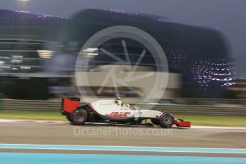 World © Octane Photographic Ltd. Haas F1 Team VF-16 - Esteban Gutierrez. Saturday 26th November 2016, F1 Abu Dhabi GP - Qualifying, Yas Marina circuit, Abu Dhabi. Digital Ref :