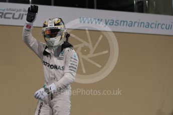 World © Octane Photographic Ltd. Mercedes AMG Petronas W07 Hybrid – Lewis Hamilton. Saturday 26th November 2016, F1 Abu Dhabi GP - Qualifying. Yas Marina circuit, Abu Dhabi. Digital Ref :