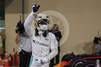 World © Octane Photographic Ltd. Mercedes AMG Petronas W07 Hybrid – Lewis Hamilton. Saturday 26th November 2016, F1 Abu Dhabi GP - Qualifying. Yas Marina circuit, Abu Dhabi. Digital Ref :
