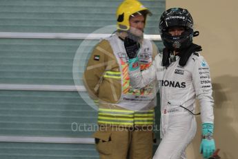 World © Octane Photographic Ltd. Scuderia Ferrari SF16-H – Kimi Raikkonen and Mercedes AMG Petronas W07 Hybrid – Nico Rosberg. Saturday 26th November 2016, F1 Abu Dhabi GP - Qualifying. Yas Marina circuit, Abu Dhabi. Digital Ref :